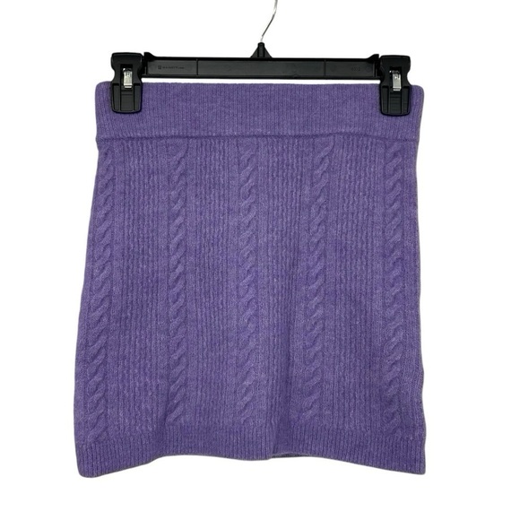 Nagnata Alpaca Wool Cable-Knit Bralet + Skirt Set XS Iris – NWT $440 Eco Luxury - Picture 11 of 15
